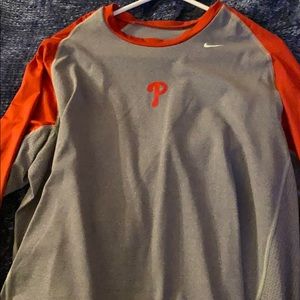 Phillies Dri Fit Nike Long Sleeve Shirt